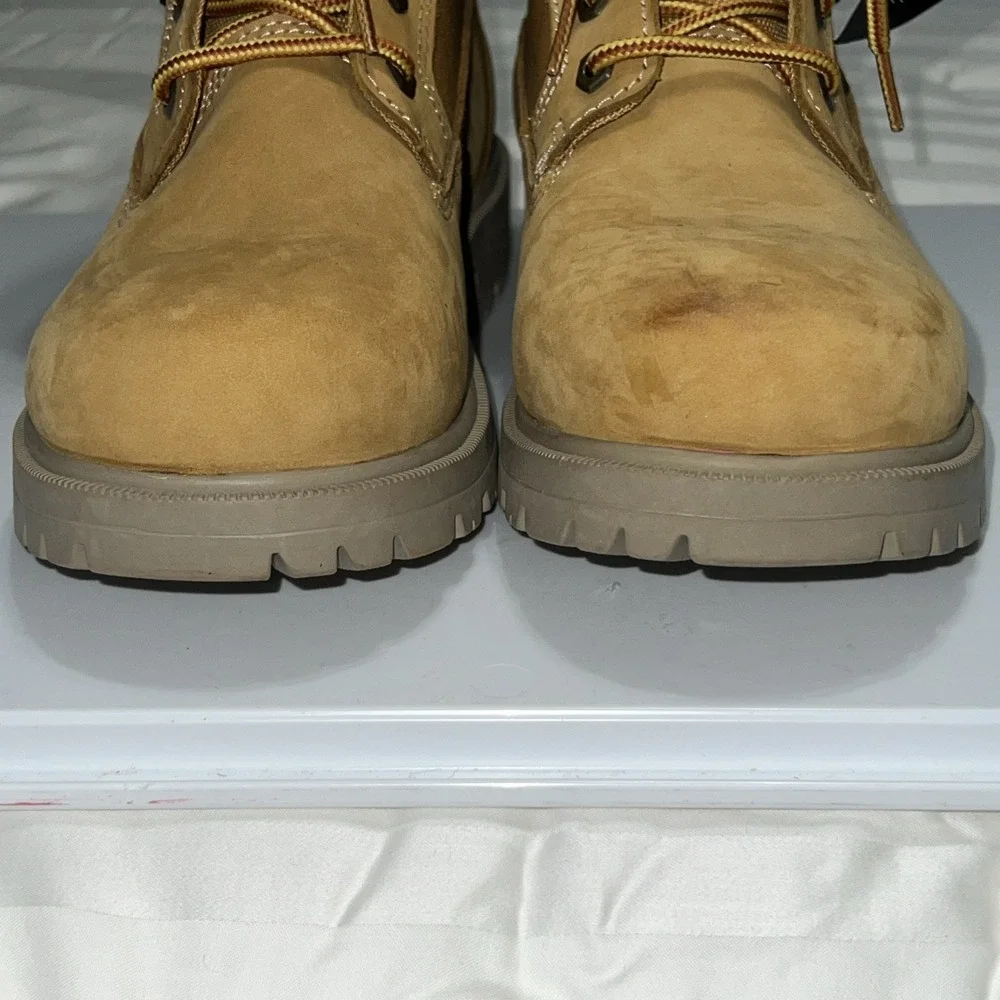 DieHard Men's 9.5 Bolton Waterproof Leather High Top Work Boots Thinsulate Tan